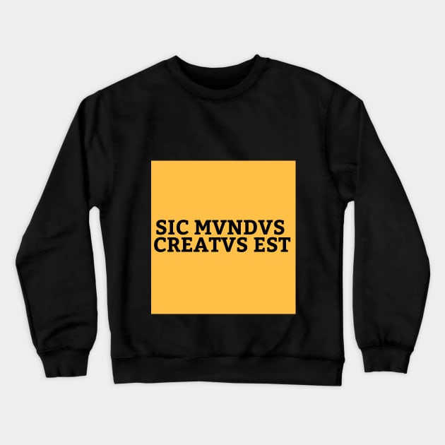 DARK NETFLIX QUOTE YELLOW Crewneck Sweatshirt by camilovelove